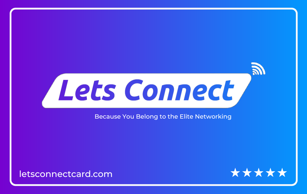 Lets Connect NFC business card